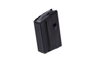 The C Products stainless steel 10 round 6.8 SPC magazine features a gray follower